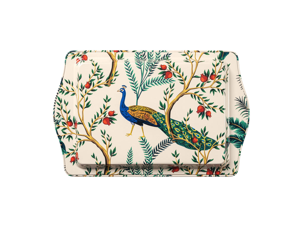 Metal Tray - Peacock