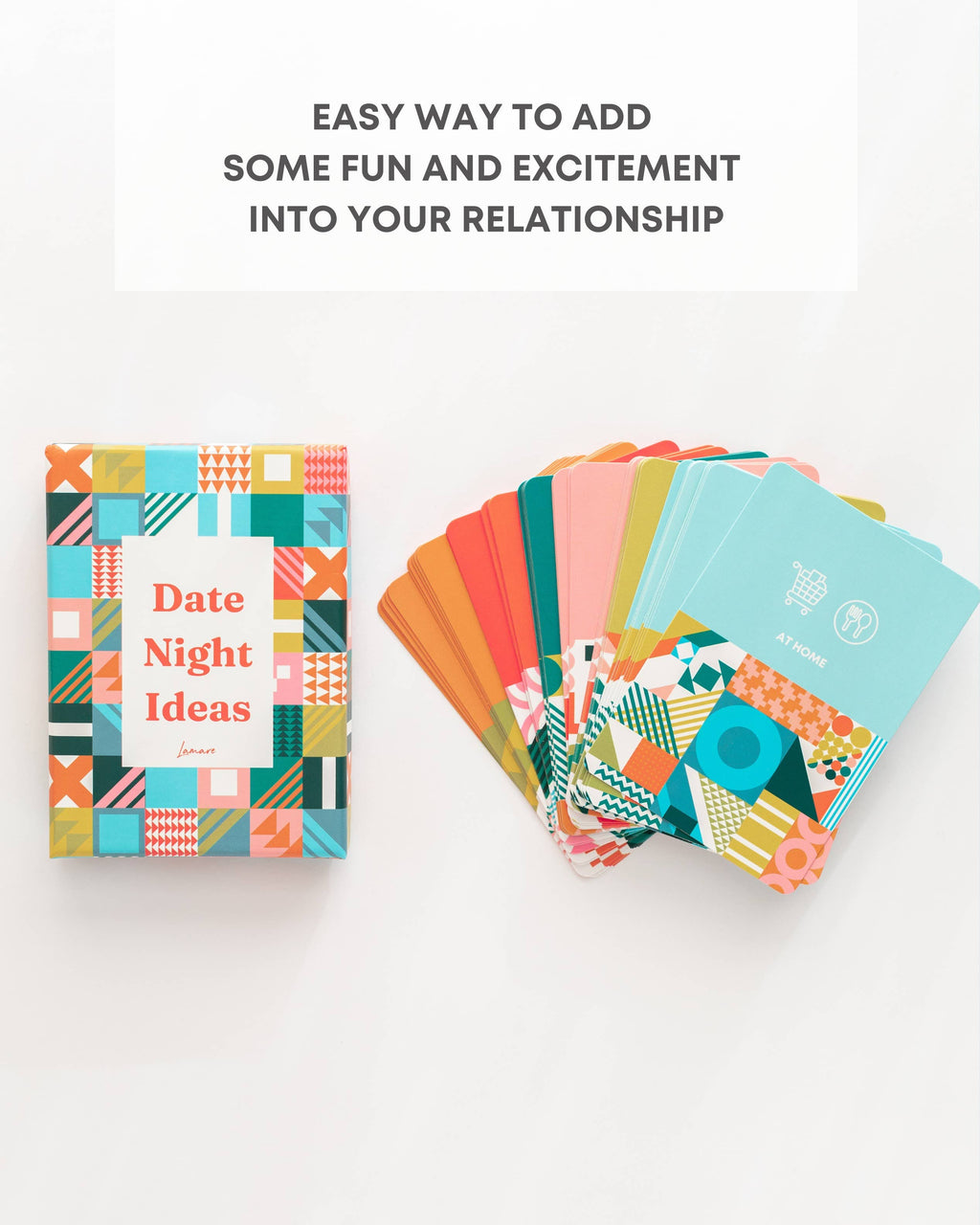 Lamare Date Night Idea Cards –50+ Fun Activities for Couples