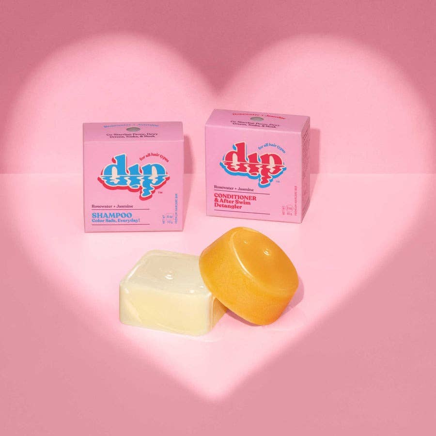 DIP Mini Dip Color Safe Shampoo Bar for Every Day - Rosewater & Jasmine