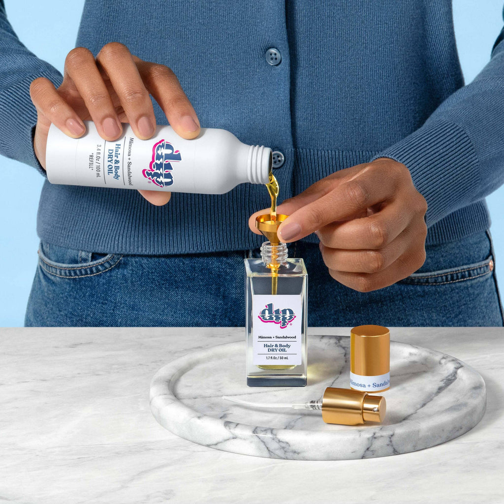 Dip REFILL Hair & Body Dry Oil - Mimosa & Sandalwood