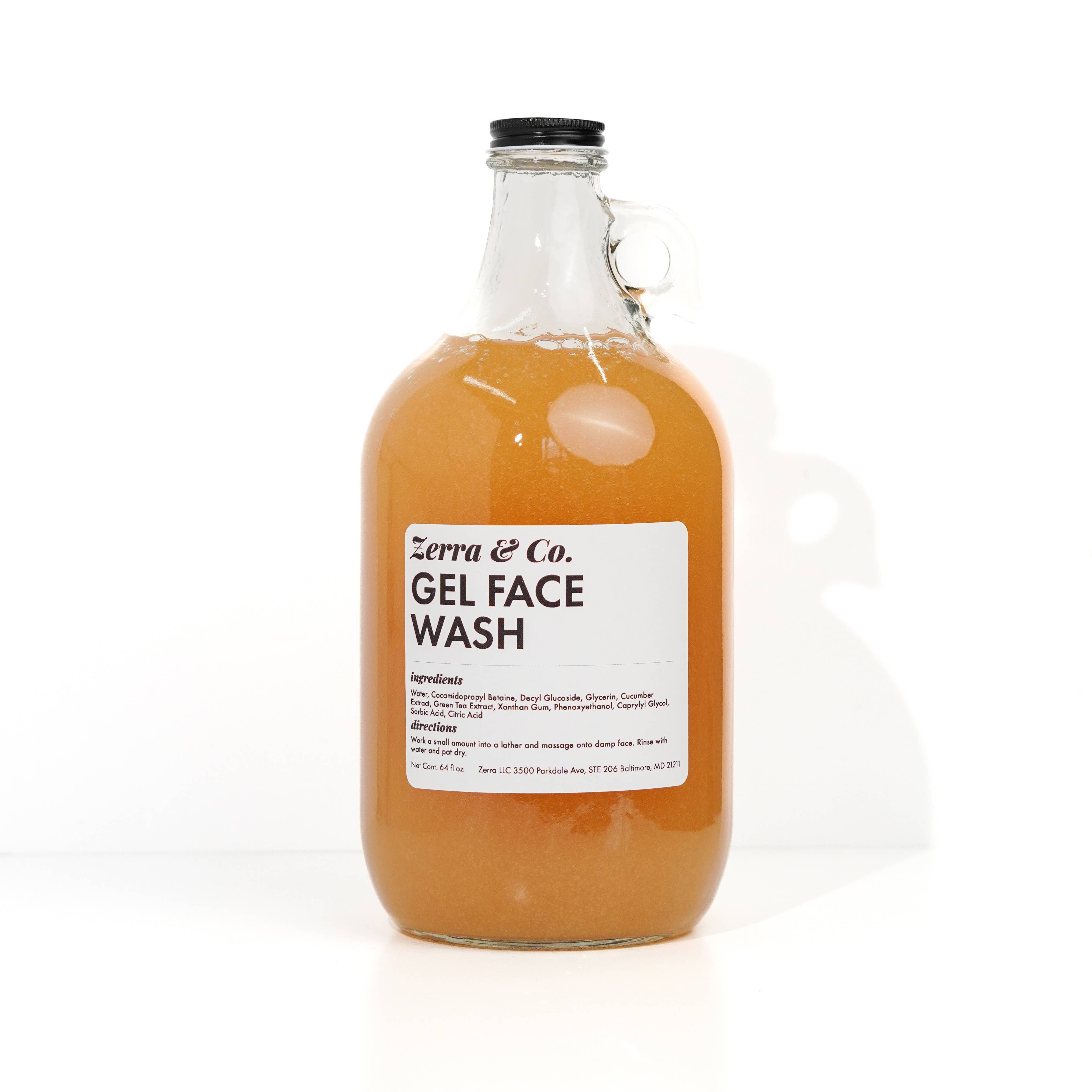 Zerra & Co. Bulk Gel Face Wash