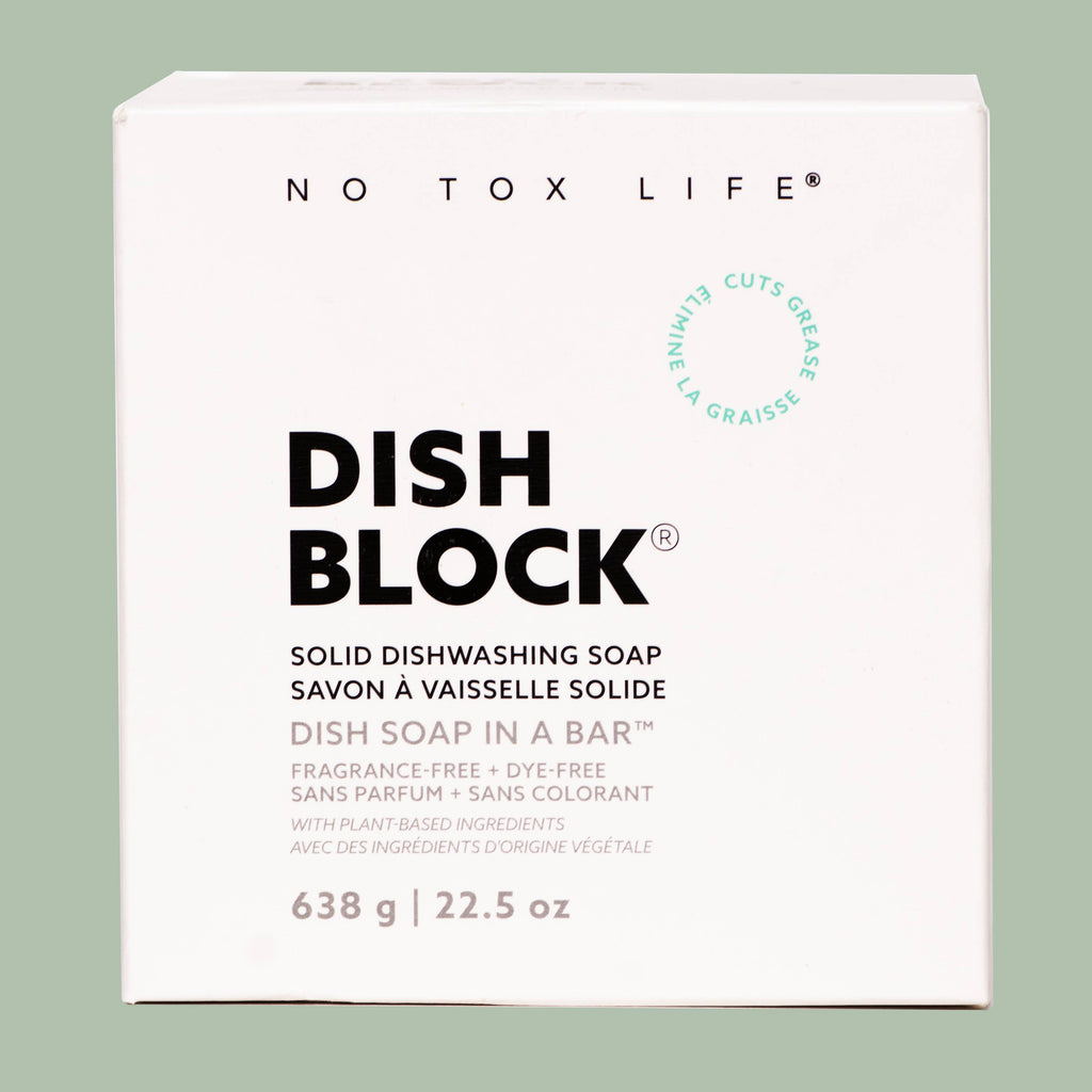 DISH BLOCK® solid dish soap Huge - No Tox Life