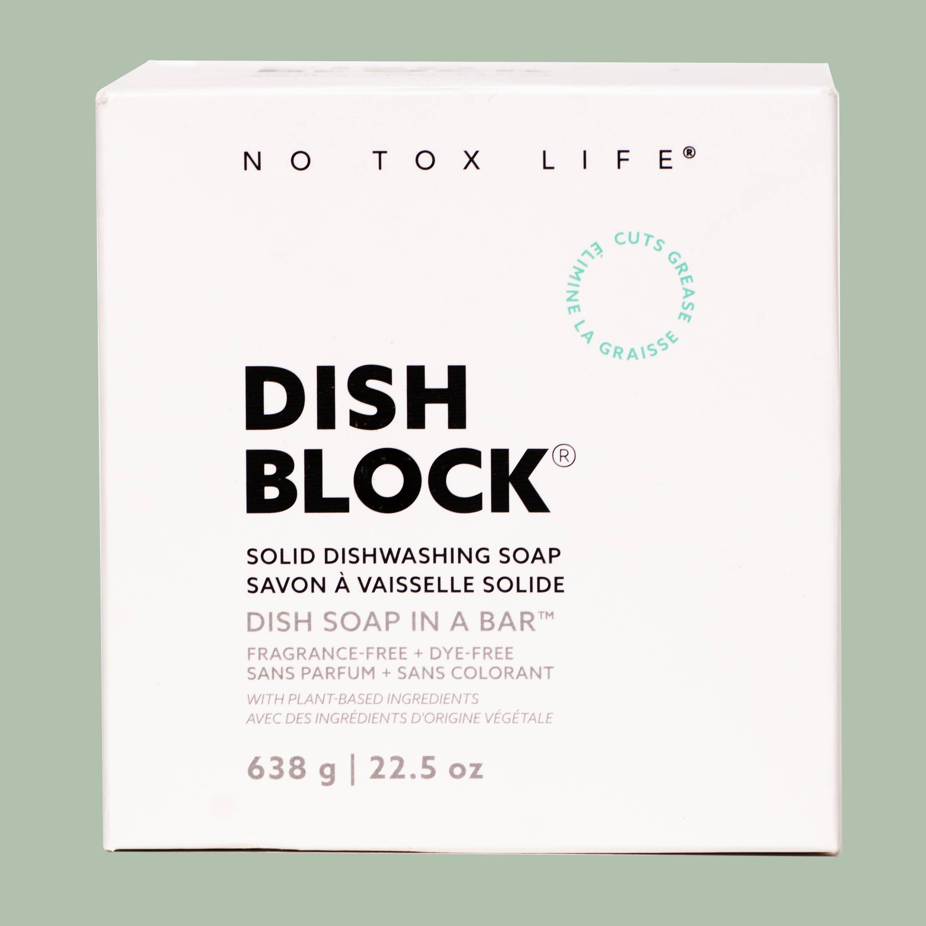 DISH BLOCK® solid dish soap Huge - No Tox Life