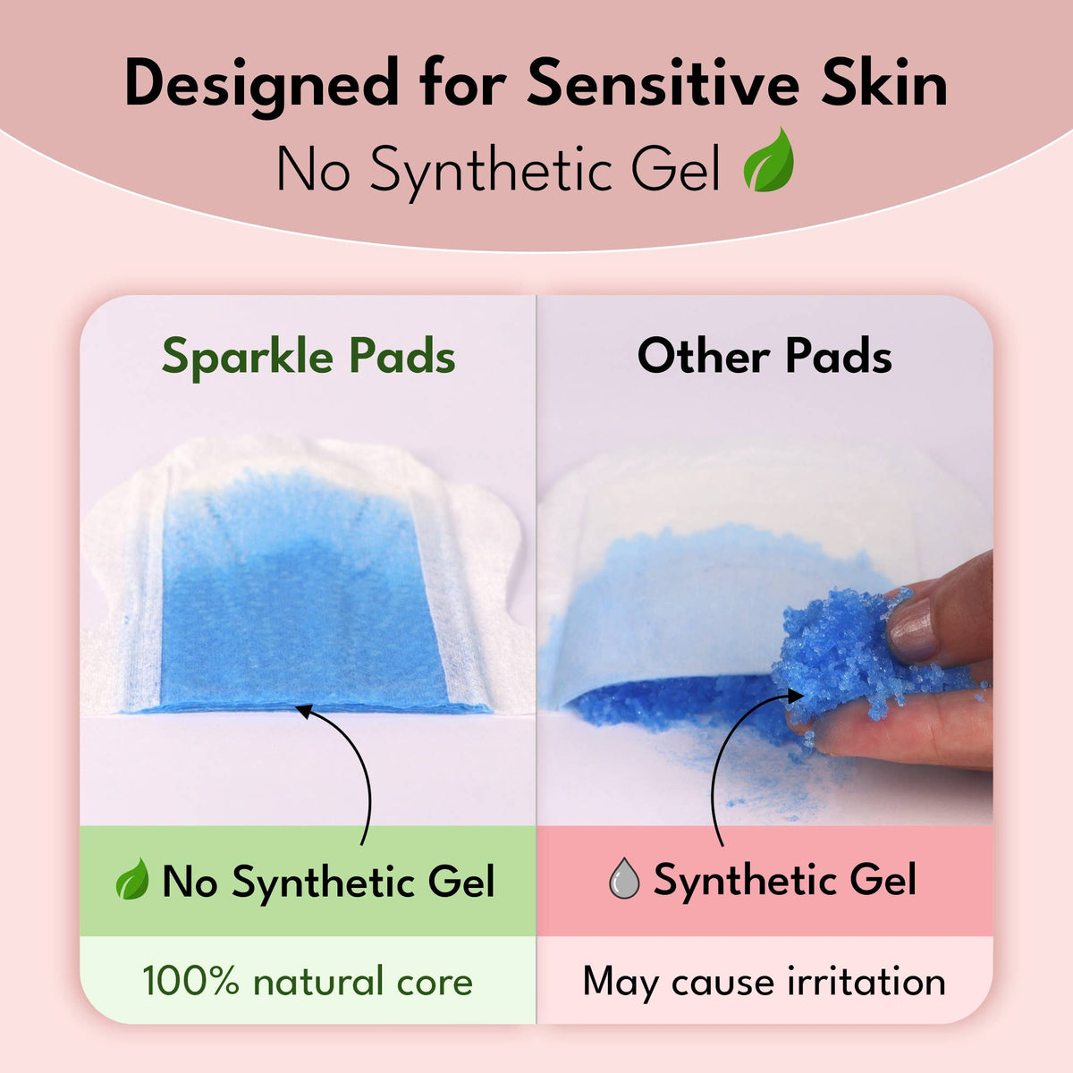 Sparkle Plant-based Ultra Thin Pads Regular 10ct Light Days