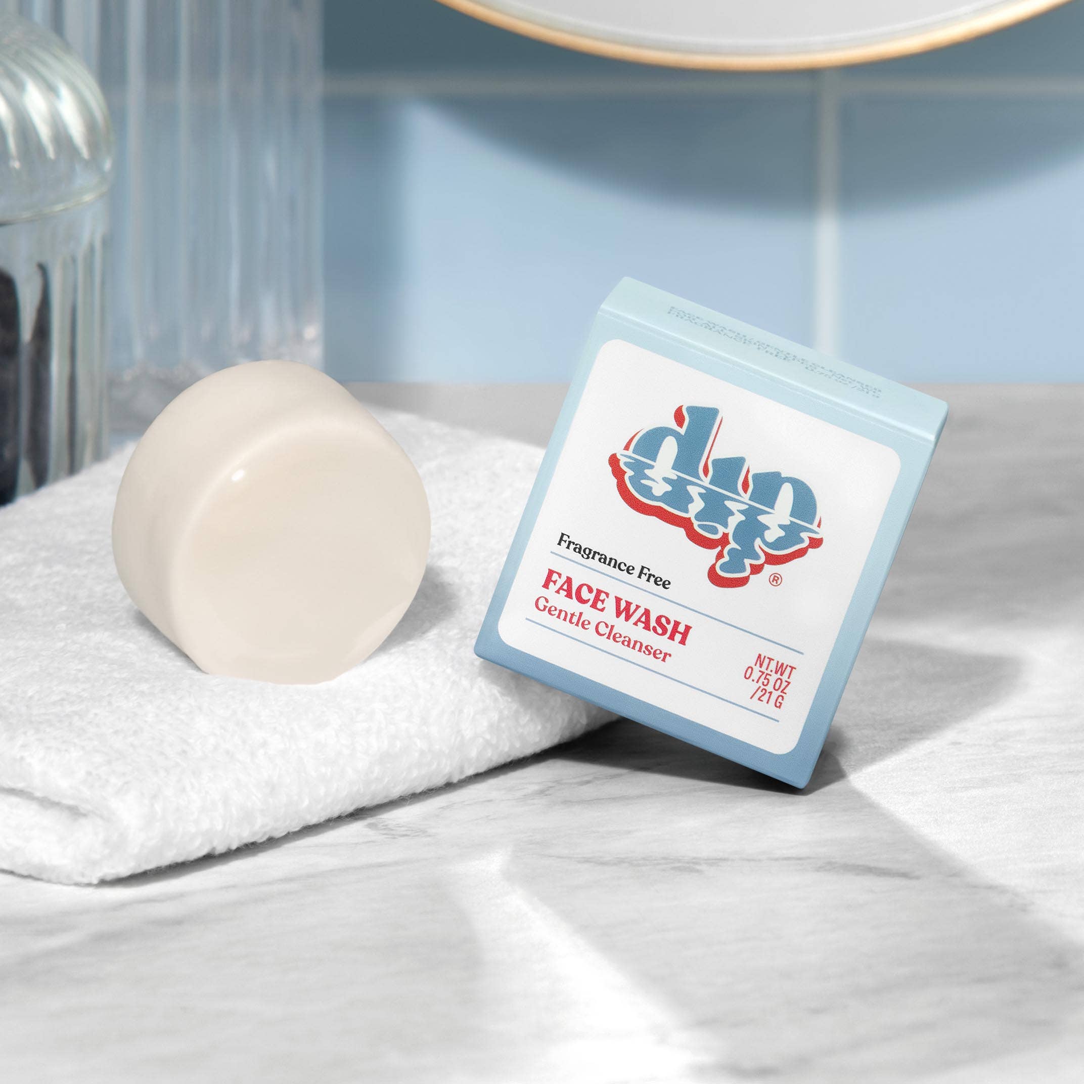 DIP Face Wash Gentle Cleansing Bar - Fragrance Free