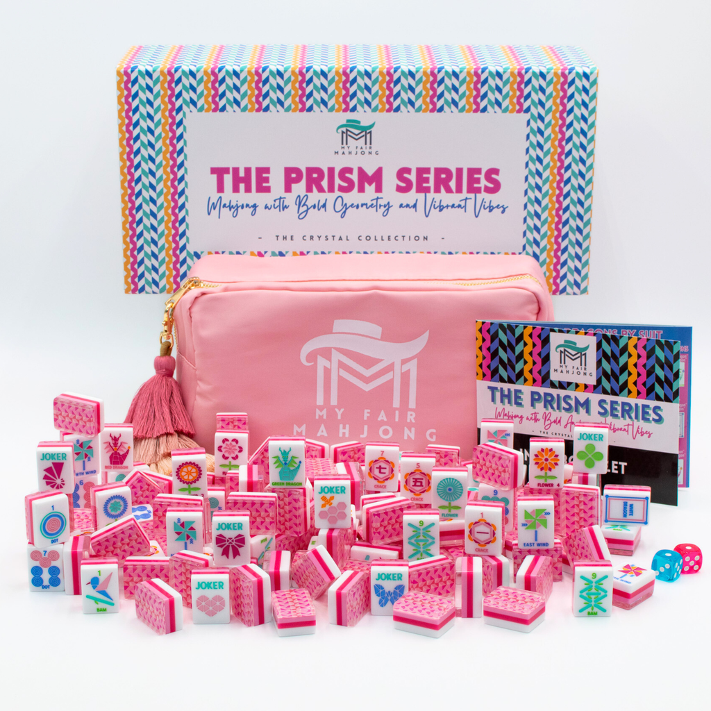 Crystal Prism Pink | Mahjong with Bold Angles and Vibrant Vibes