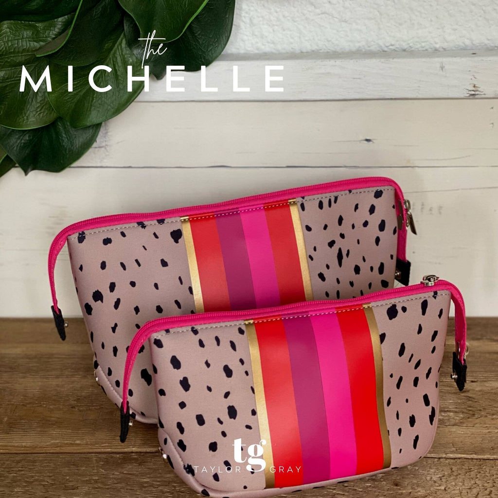 The Michelle Small Neoprene Makeup Bag