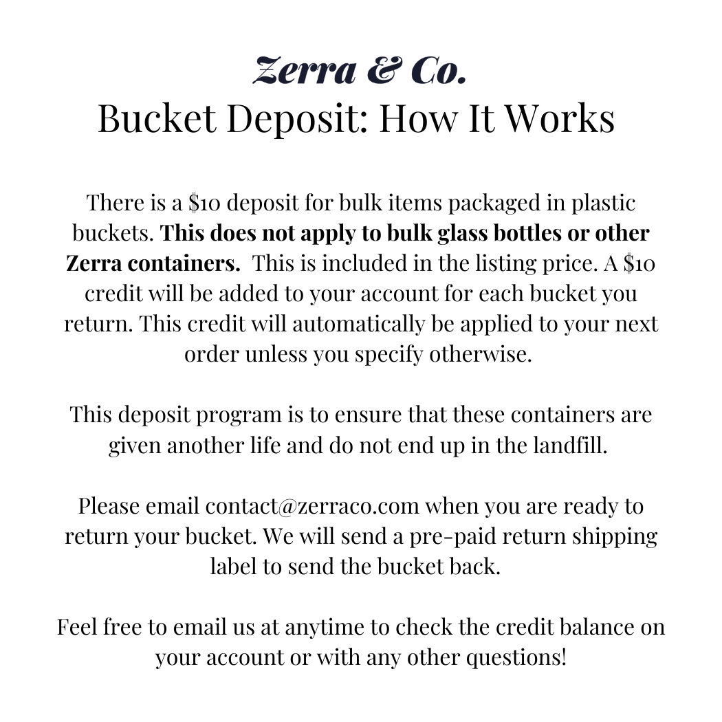 Zerra & Co. Bulk Walnut Body Polish