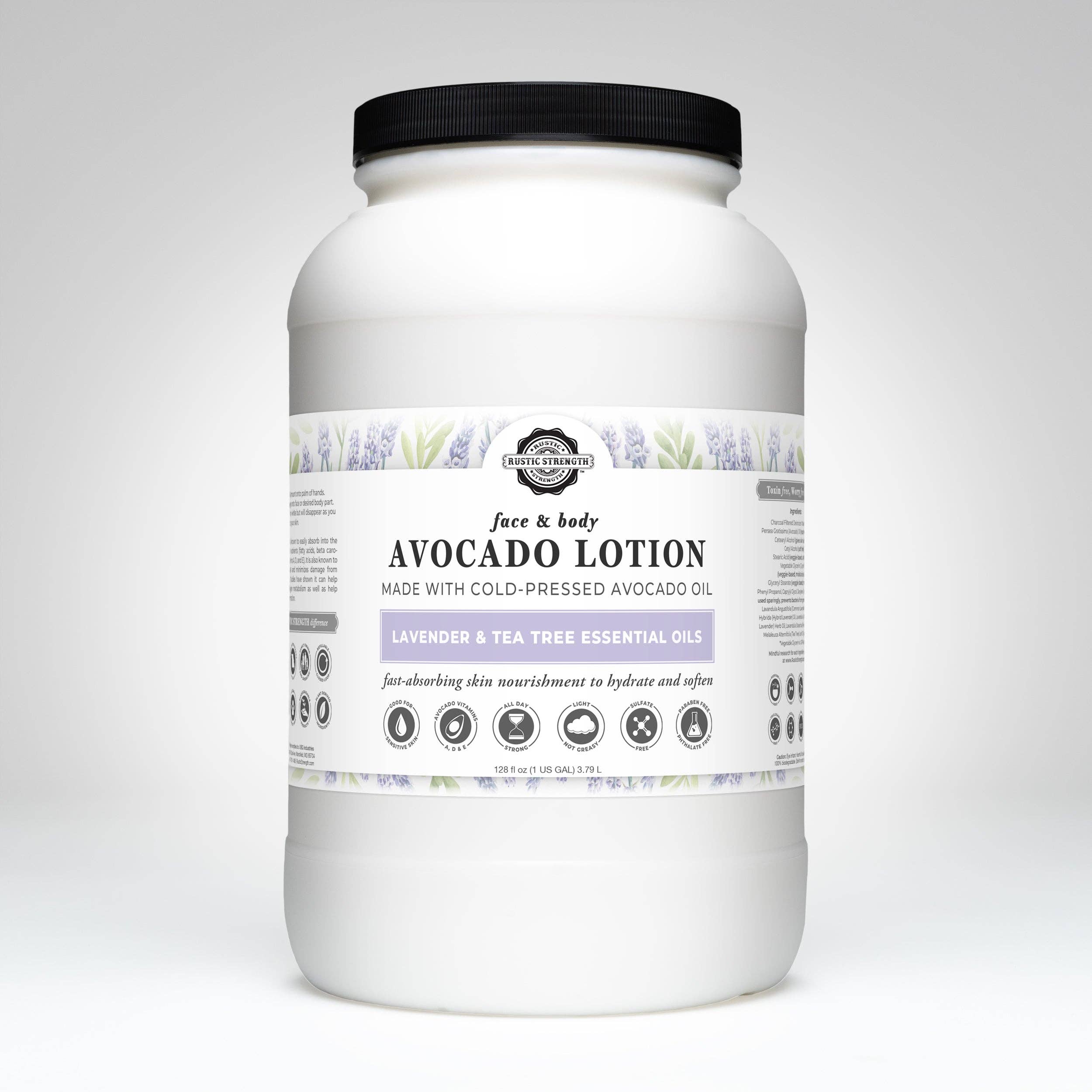 Rustic Strength Avocado Lotion for Face & Body