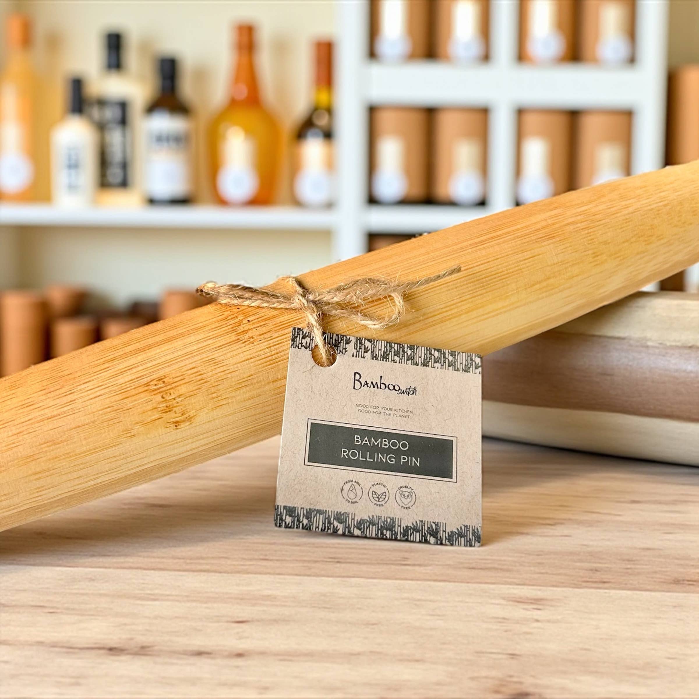 Large Bamboo Rolling Pin