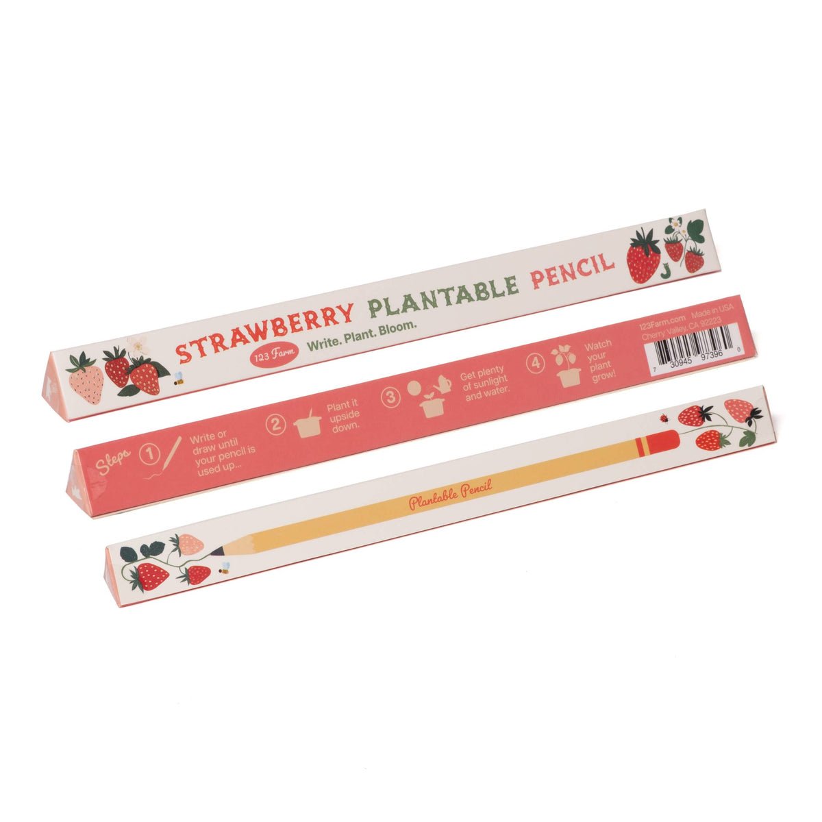 Strawberry Plantable Pencil – Eco-Friendly Gift