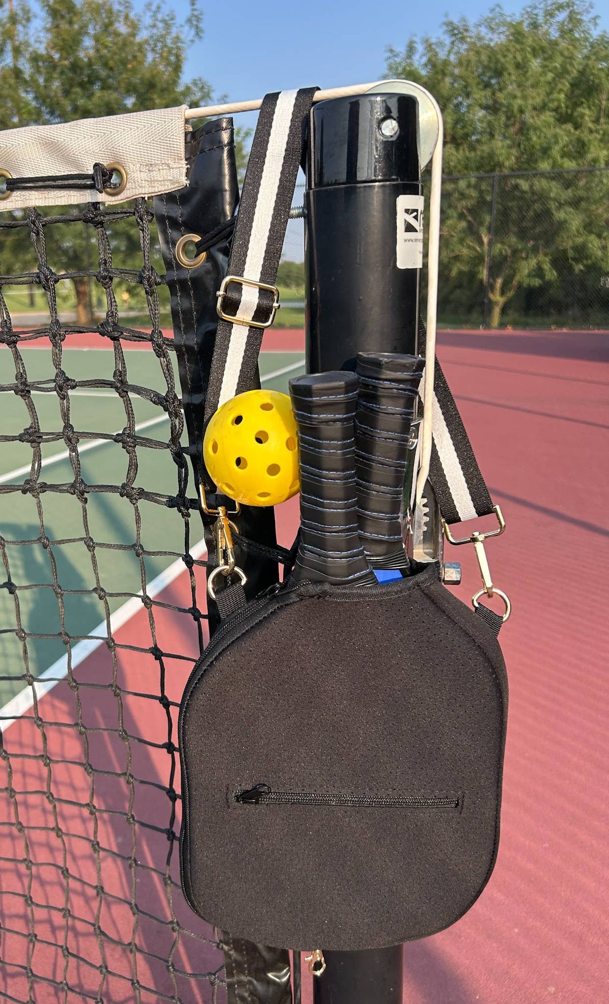 Pickleball Paddle Bag with Strap and Pocket for Pickle Ball