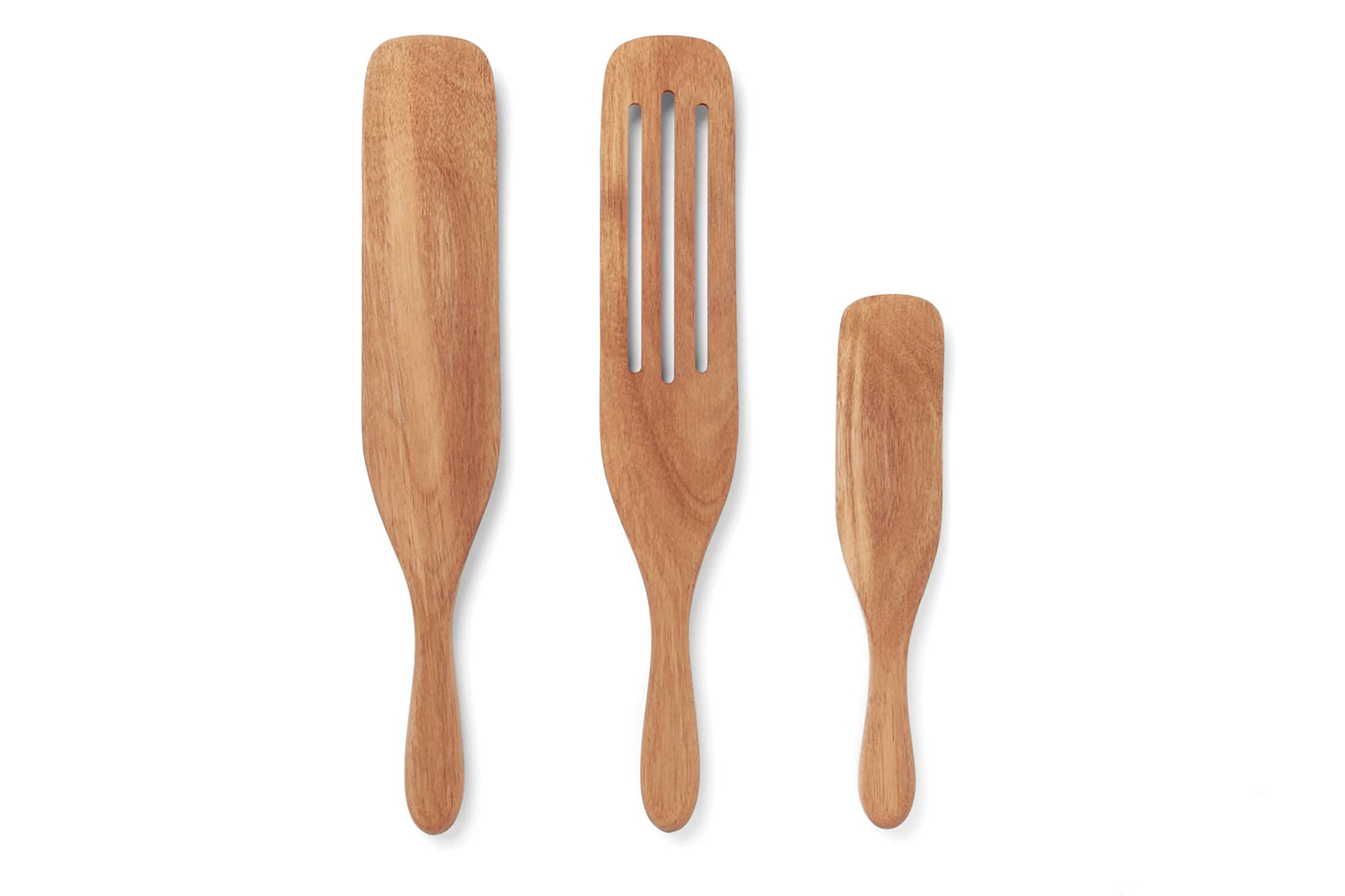 Fox Run Acacia Wood Spurtle Set, 3 Pieces