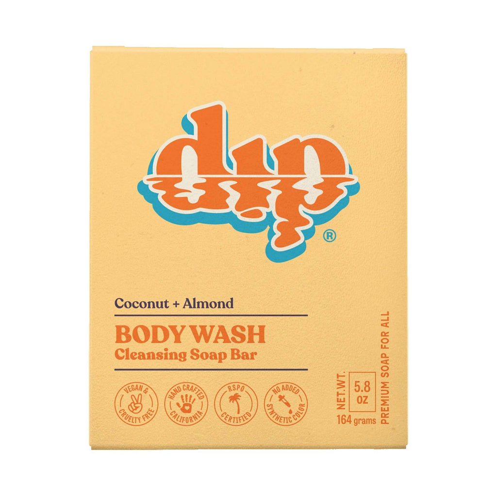 DIP Body Wash Cleansing Soap Bar - Coconut & Almond
