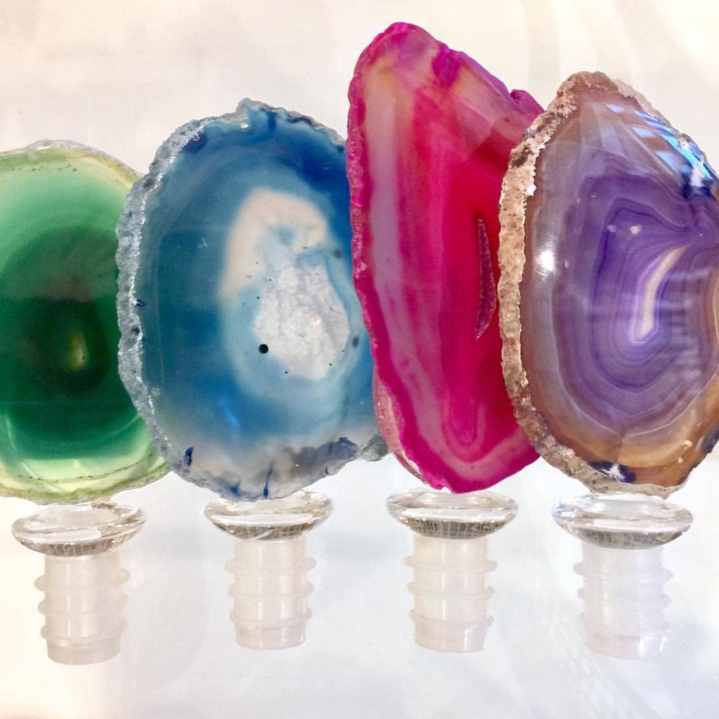 Agate Wine Stoppers