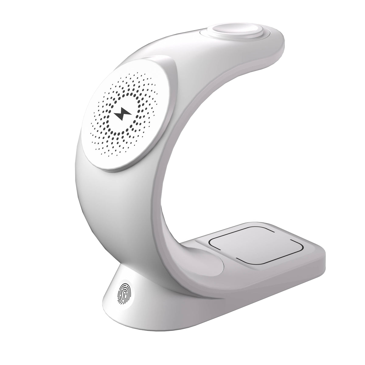3-in-1 Charger Station w/ Night Lamp & Adapter