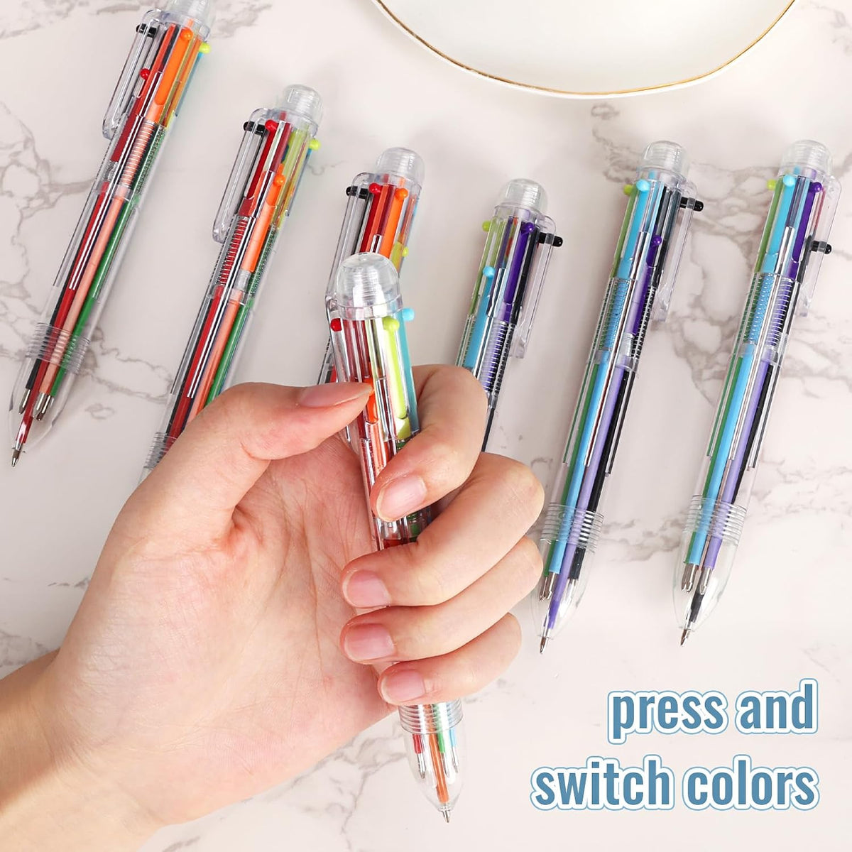 Multicolor Ballpoint Pens 6 in 1
