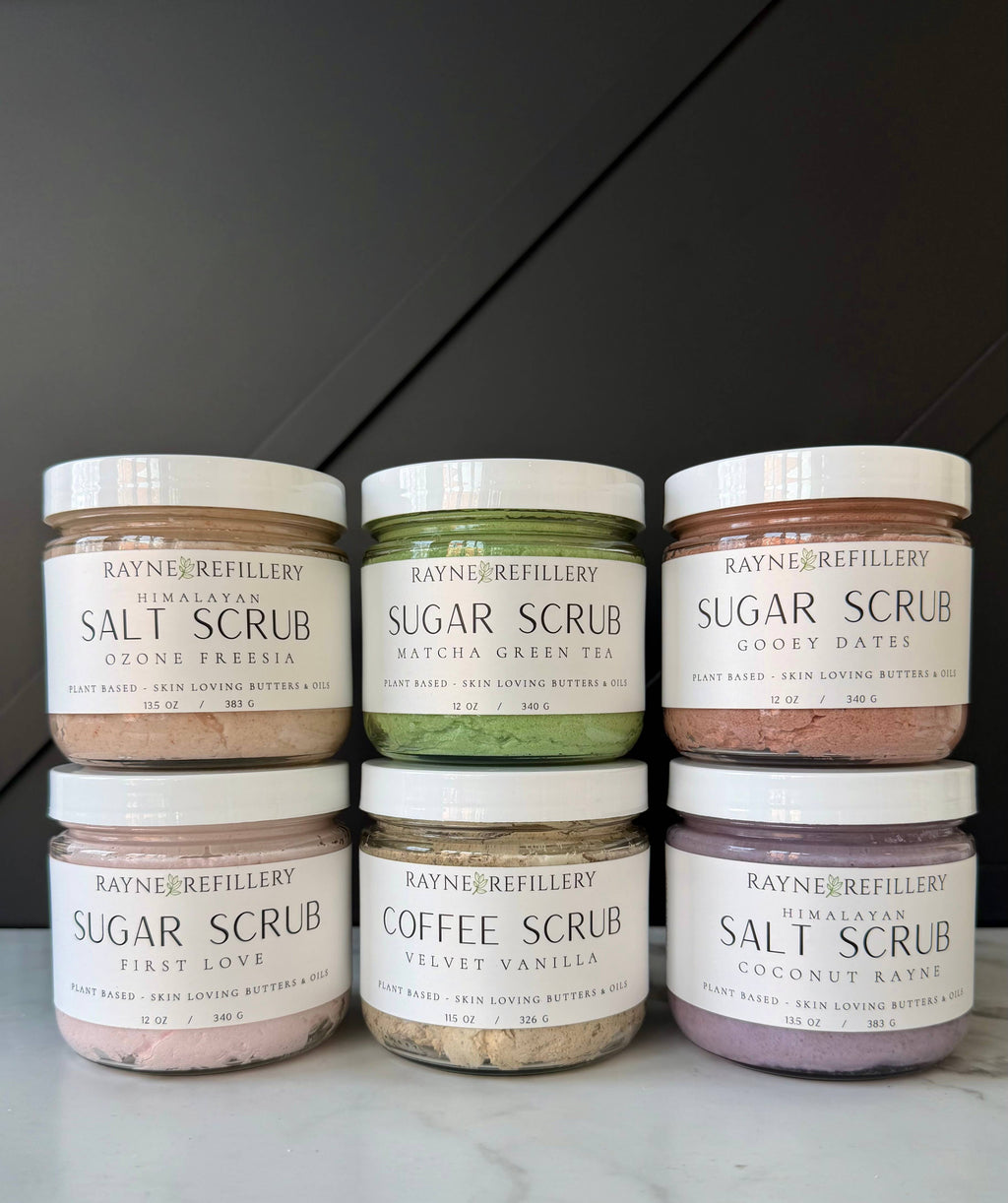 Ozone & Freesia - Whipped Pink Himalayan Salt Scrub