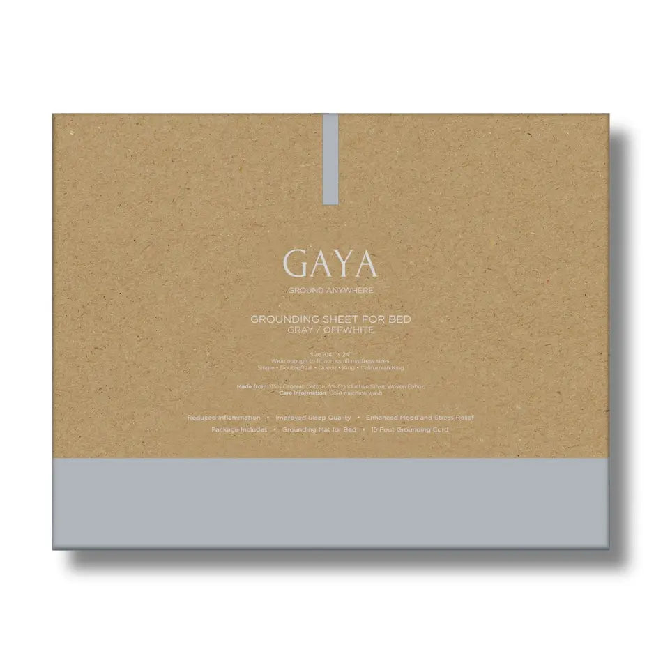 GAYA Grounding Sheet - Fitted | Queen | Gray