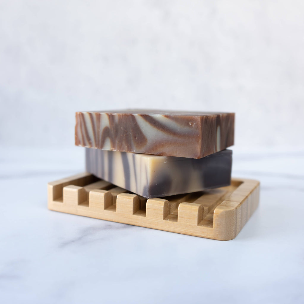 Earth Ahead Bamboo Waterfall Self-Draining Soap Dish