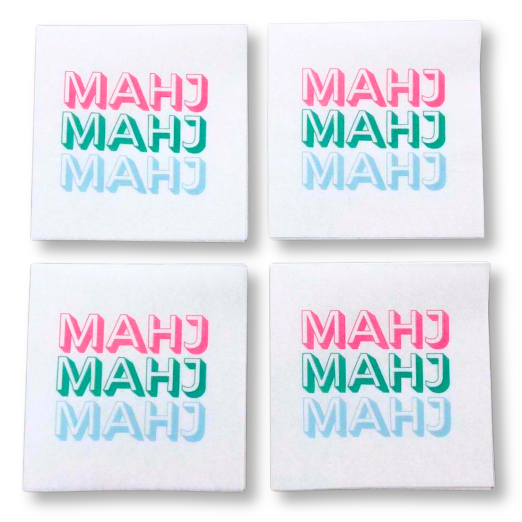 Mahjong Cocktail Napkins