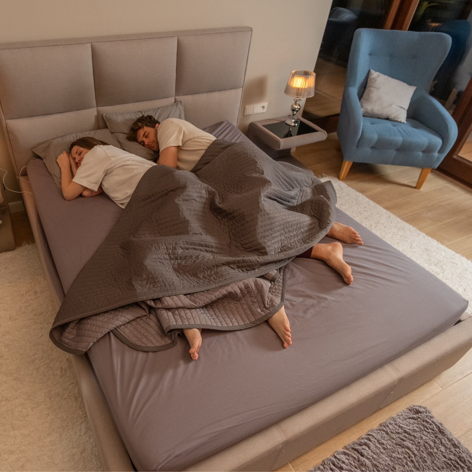 Gaya Grounding Sheets - Fitted | King | Gray