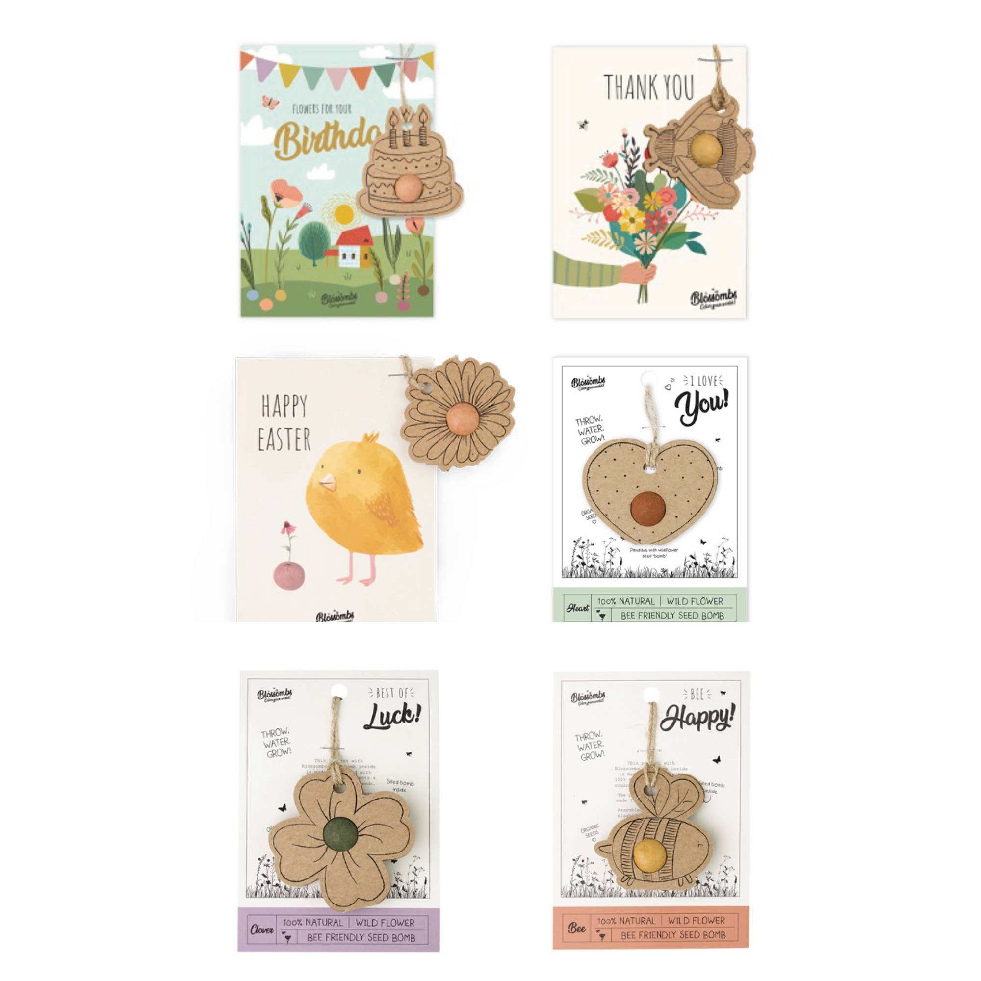 Blossombs Wildflower Greeting Card