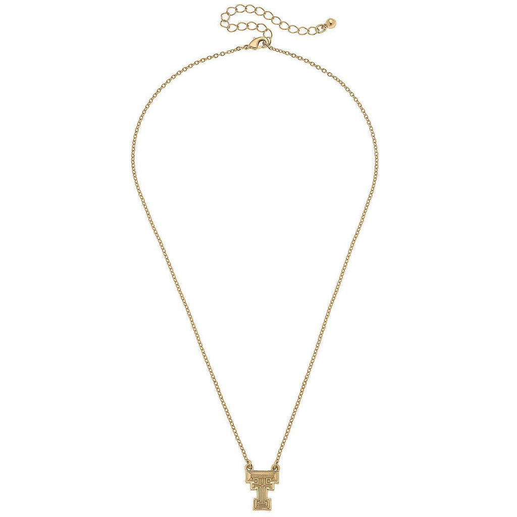 Texas Tech Red Raiders 24K Gold Plated Pendant Necklace