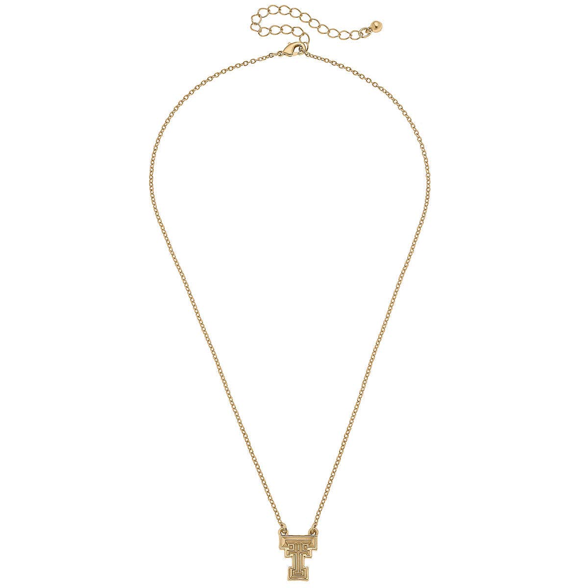 Texas Tech Red Raiders 24K Gold Plated Pendant Necklace