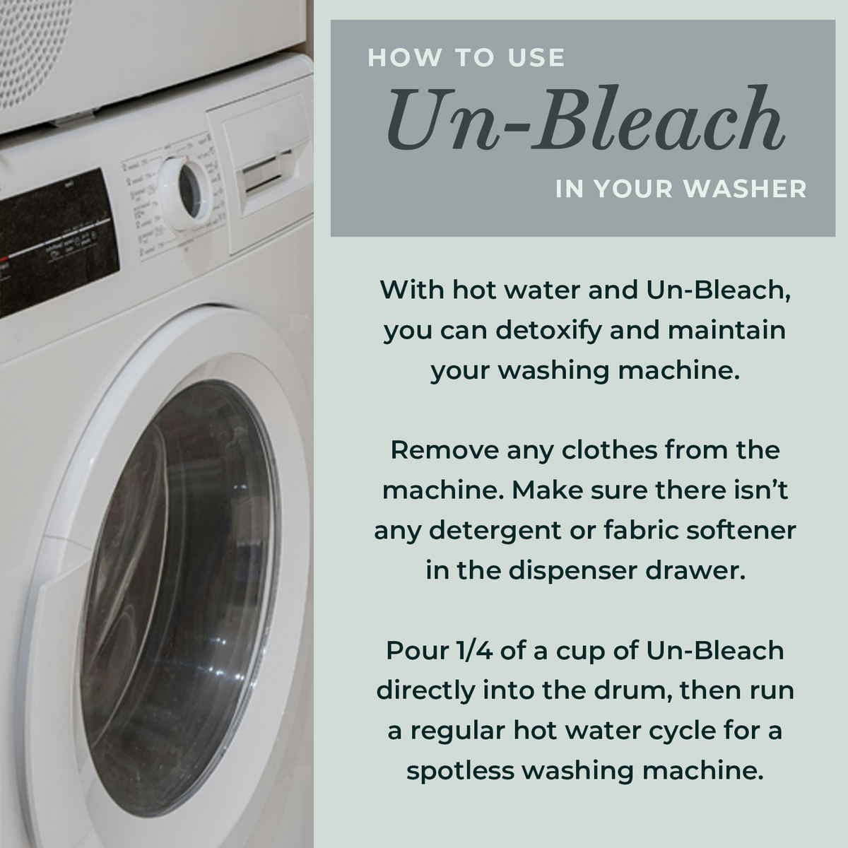 Un-Bleach 26oz Bag