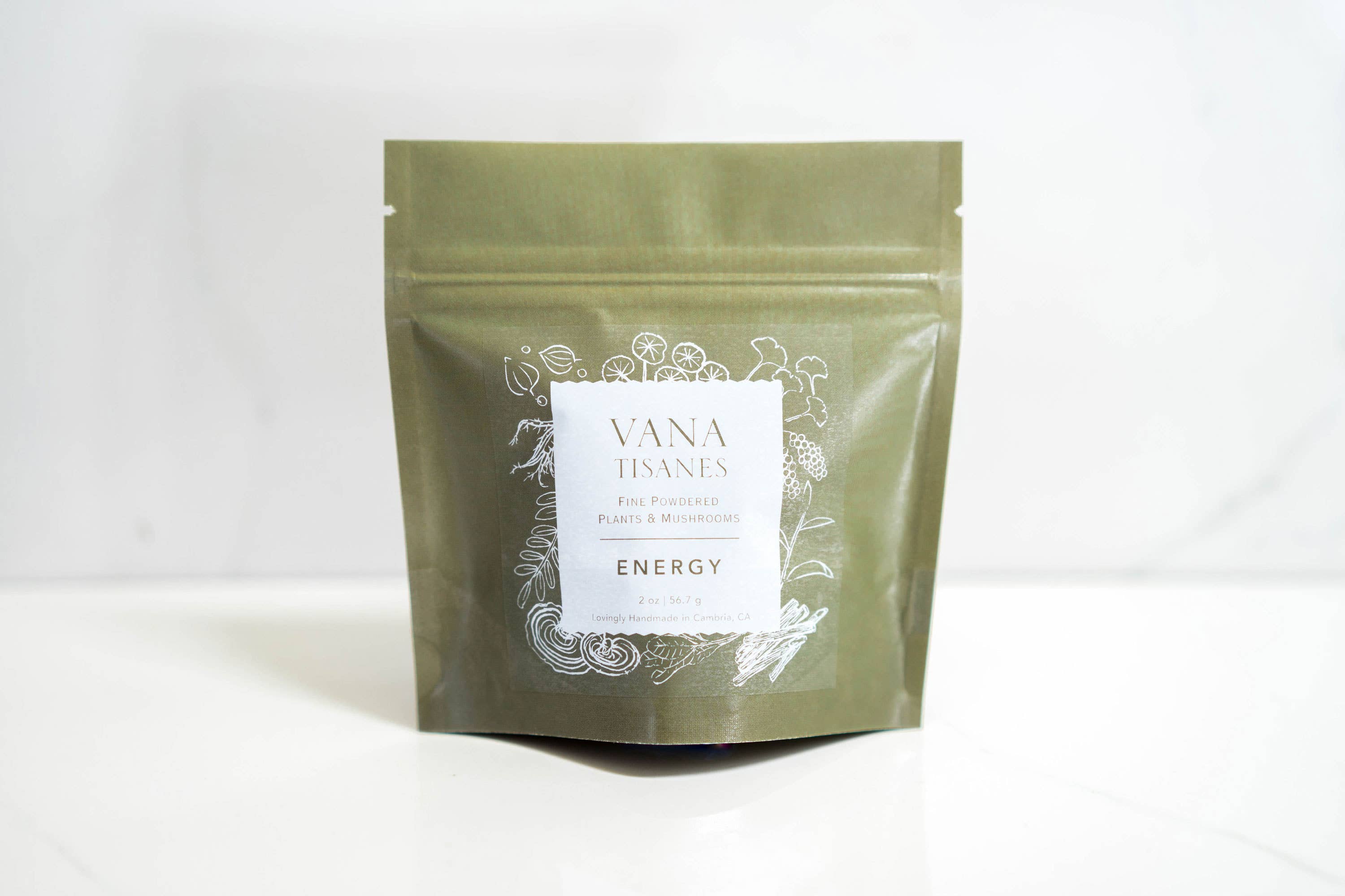 Energy Plant & Mushroom Powder for endurance and focus