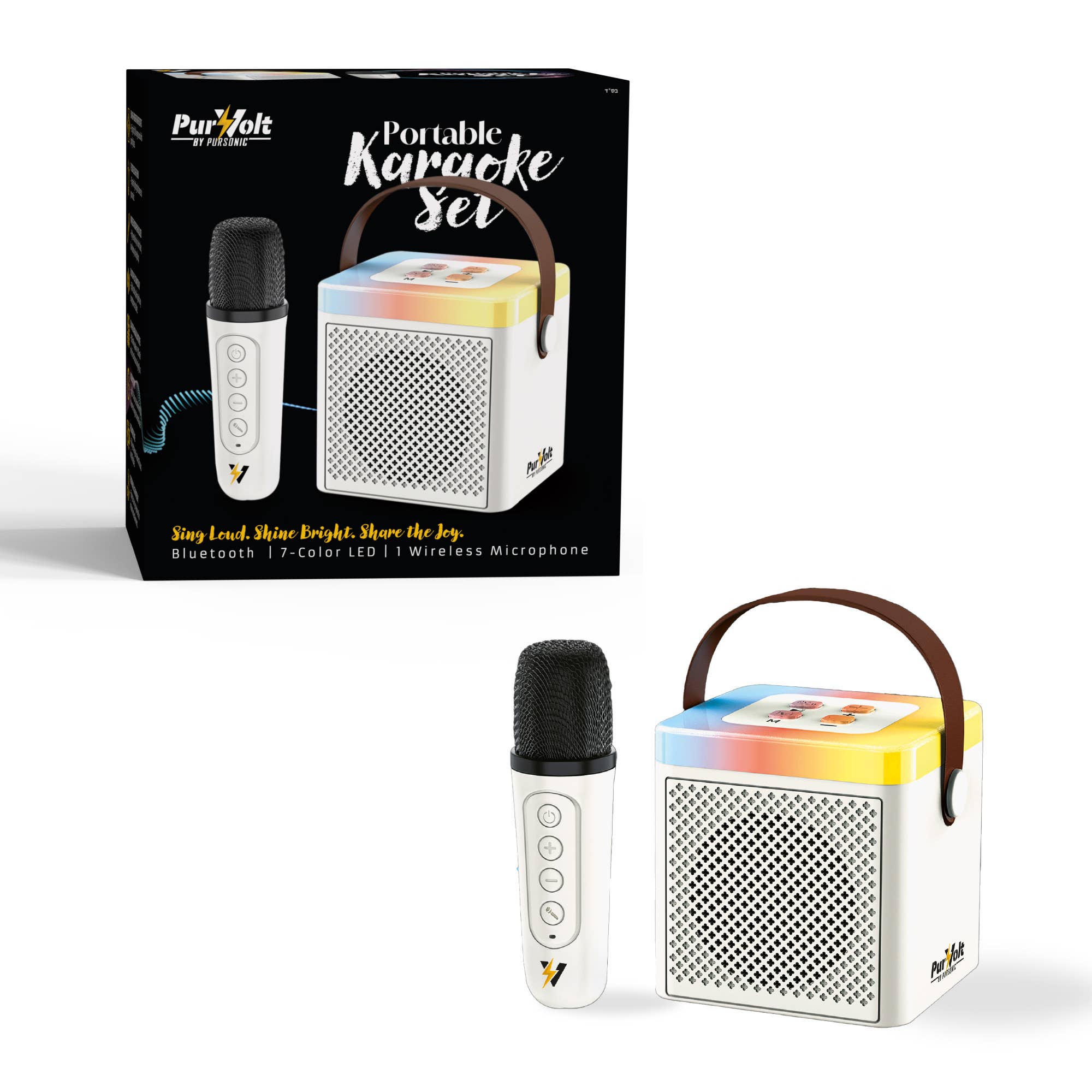 PurVolt Portable Karaoke Set