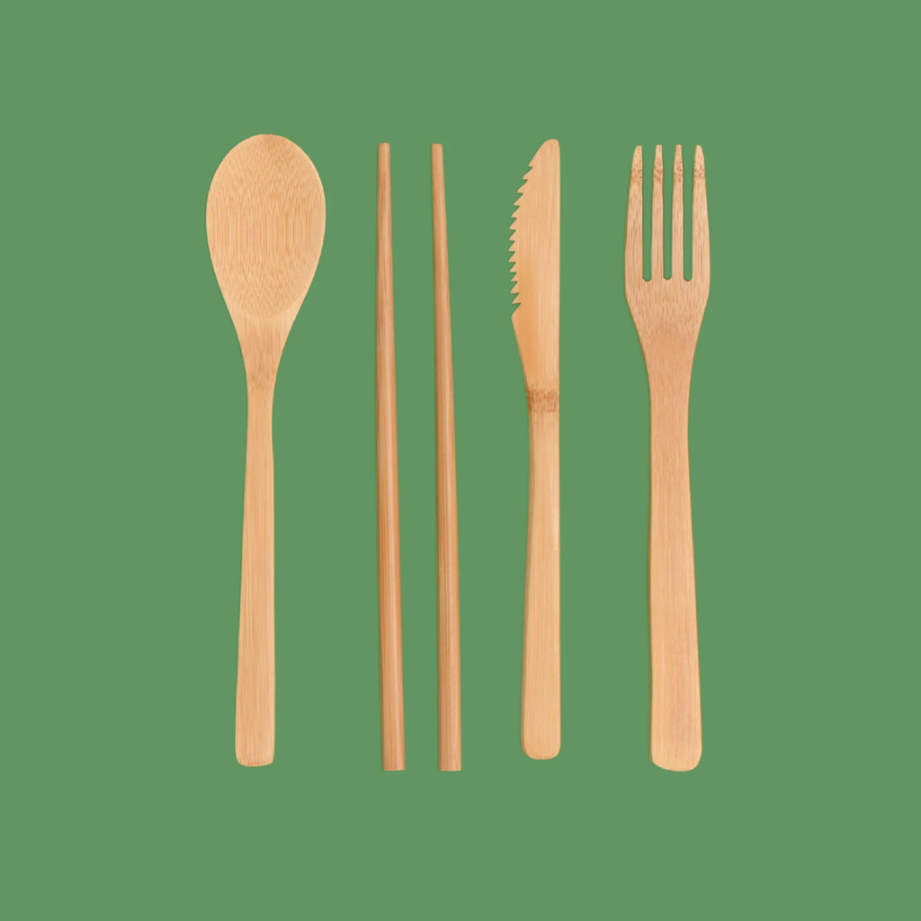 Eco-Friendly Bamboo Cutlery Set
