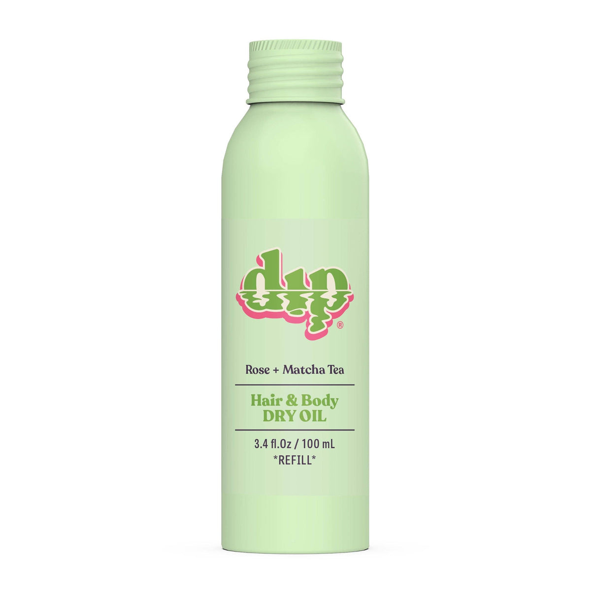 Dip REFILL Hair & Body Dry Oil - Rose & Matcha Tea