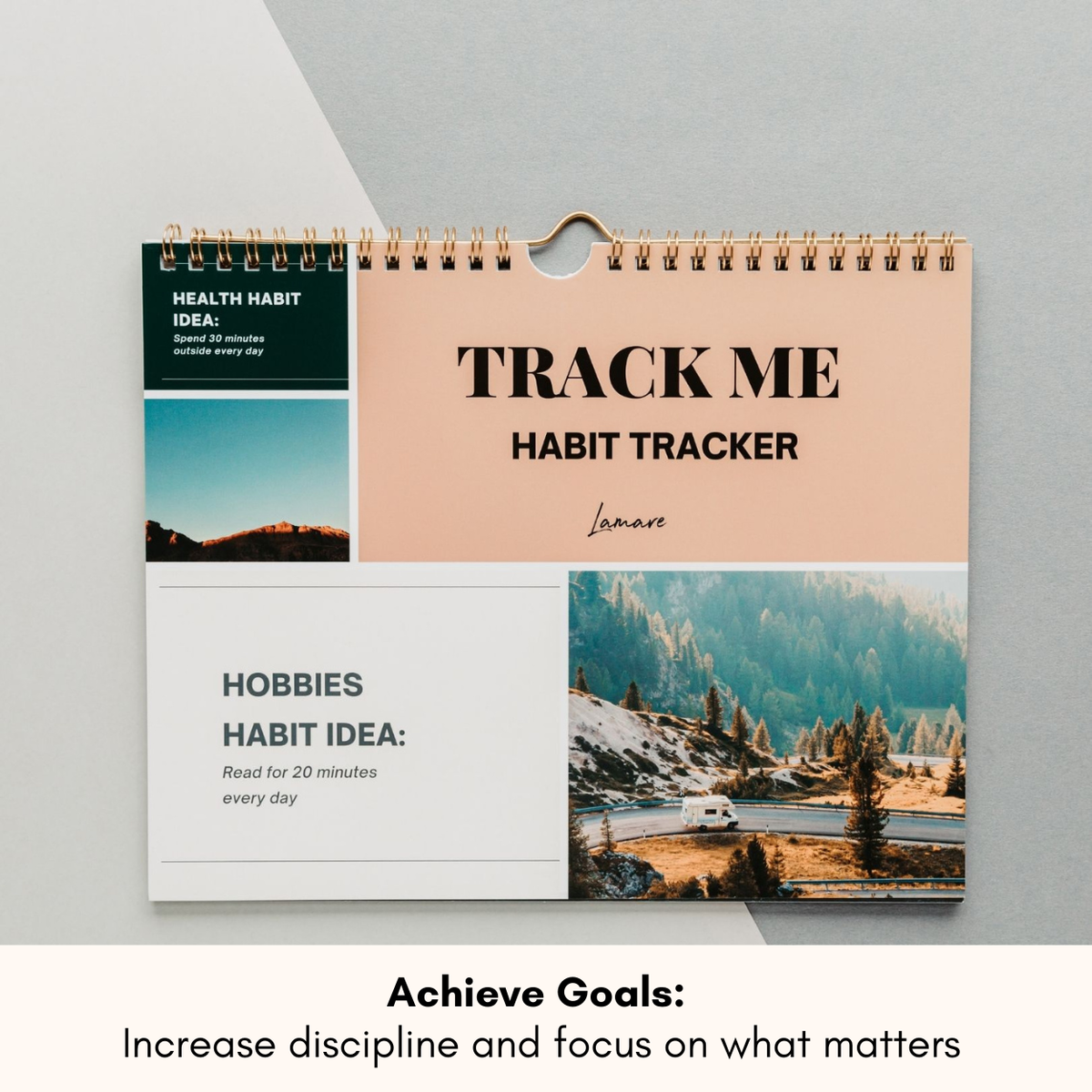 Lamare Habit Tracker Journal – Daily & Monthly Goal Planner