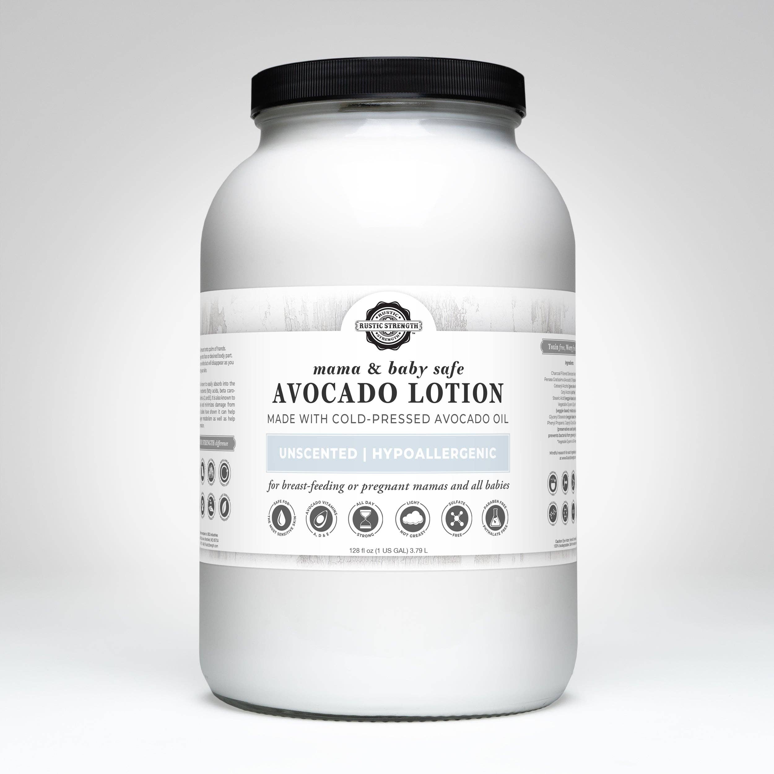 Rustic Strength Avocado Lotion for Face & Body