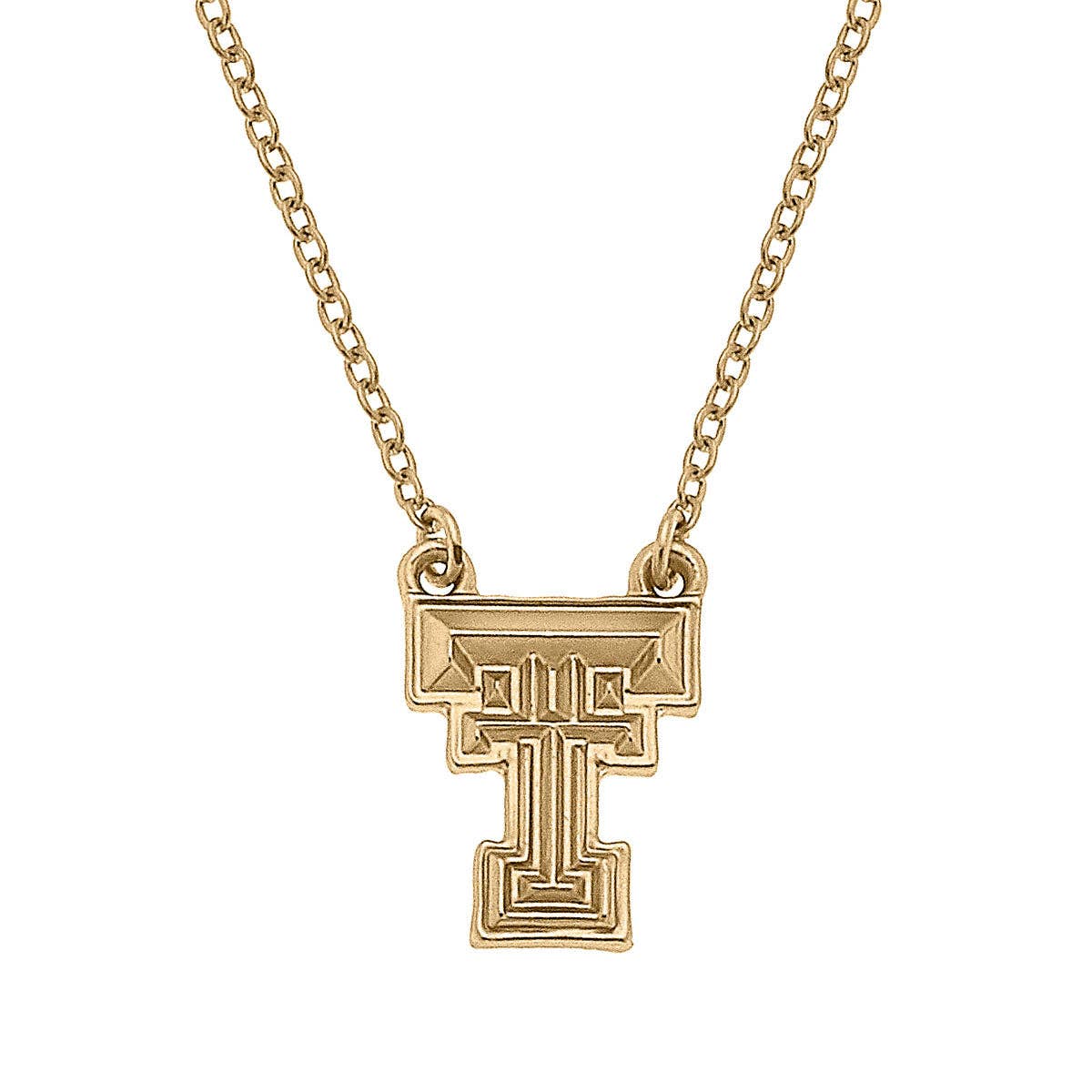 Texas Tech Red Raiders 24K Gold Plated Pendant Necklace