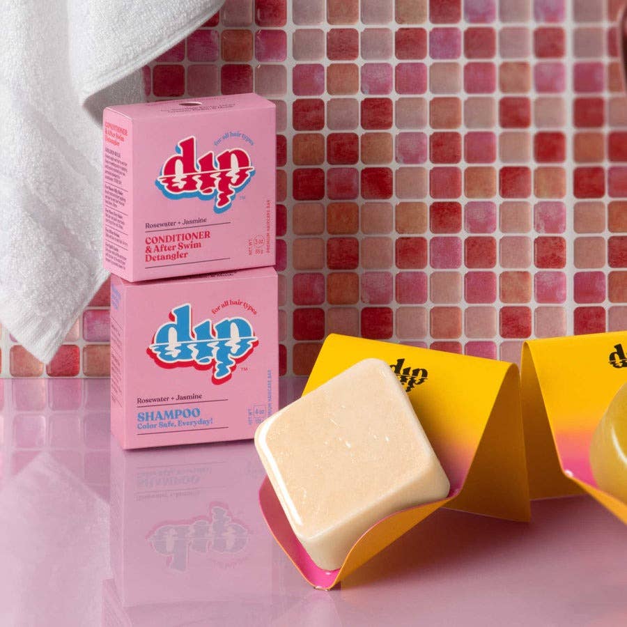 DIP Color Safe Shampoo Bar for Every Day - Rosewater & Jasmine