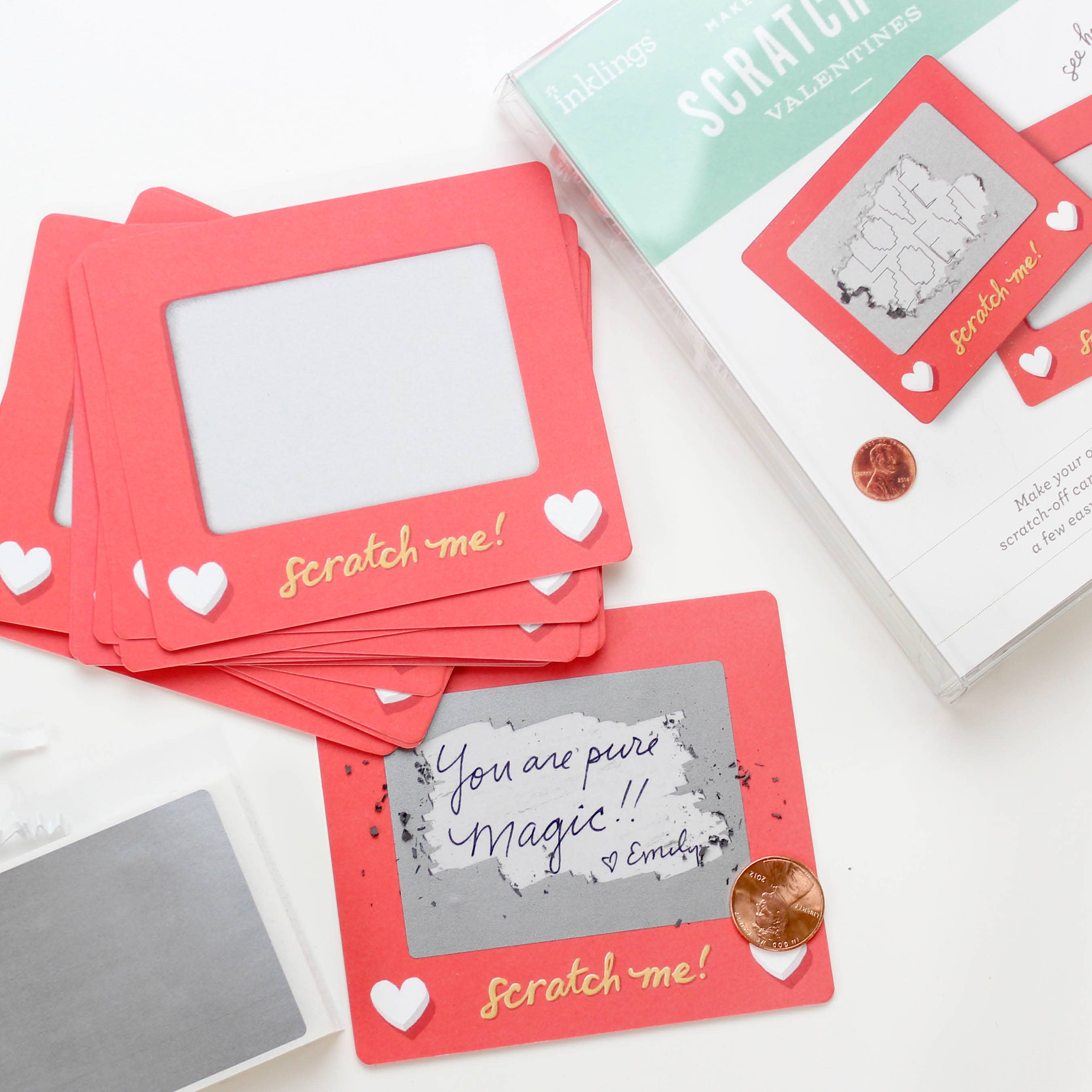 Scratch-off Valentine Cards - Scratch-A-Sketch