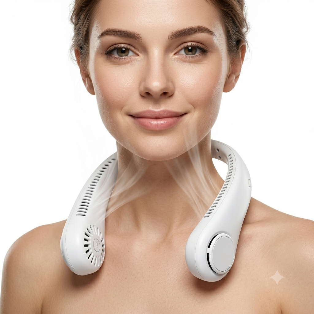 Bladeless Neckband Electrical Fan | Rechargeable Mini Fan