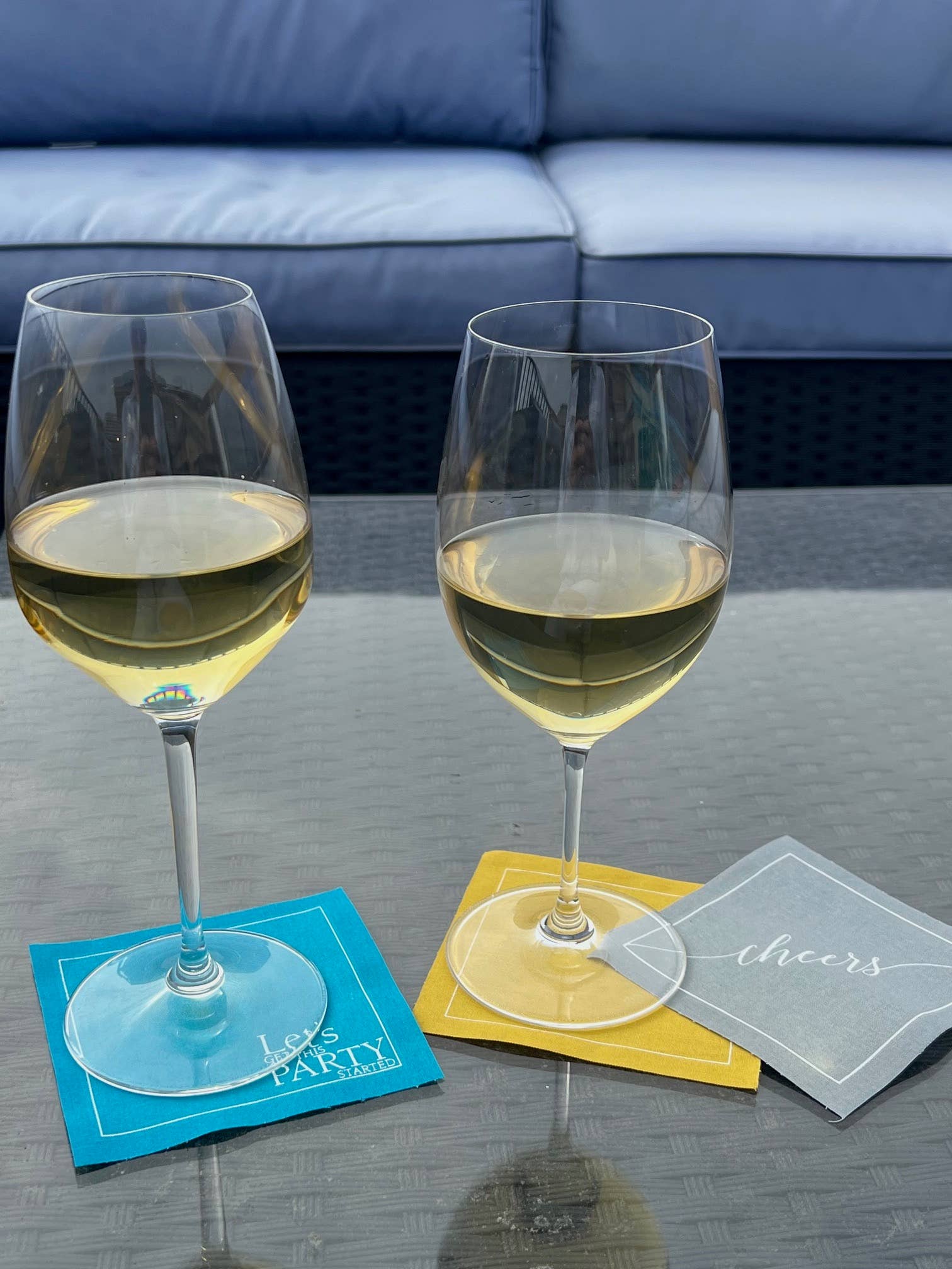 The Real Teal Cocktail Napkin Roll