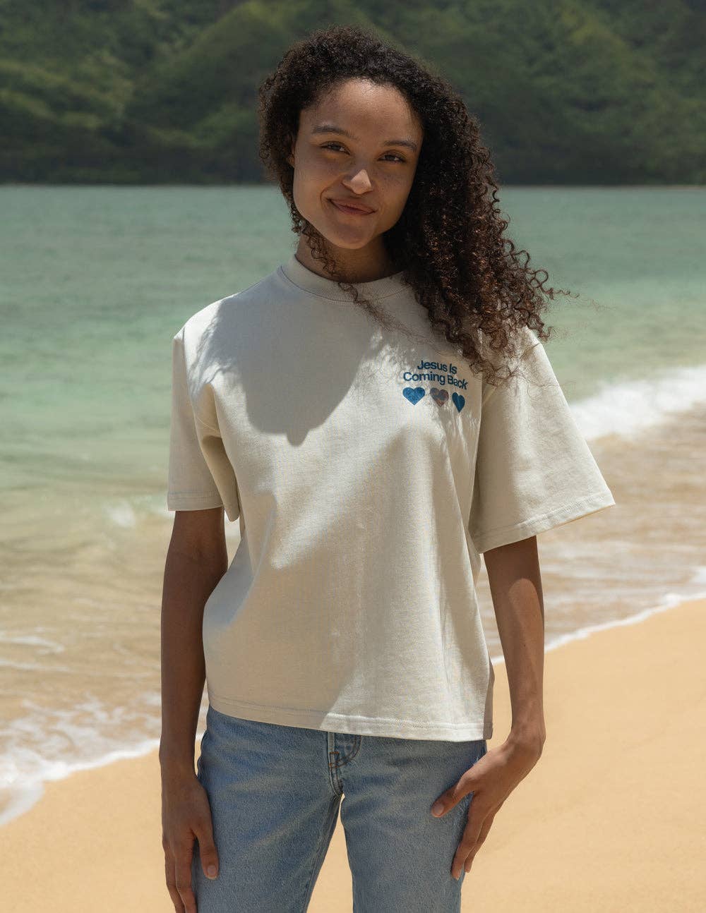 Jesus Is Coming Back Heavyweight Tee