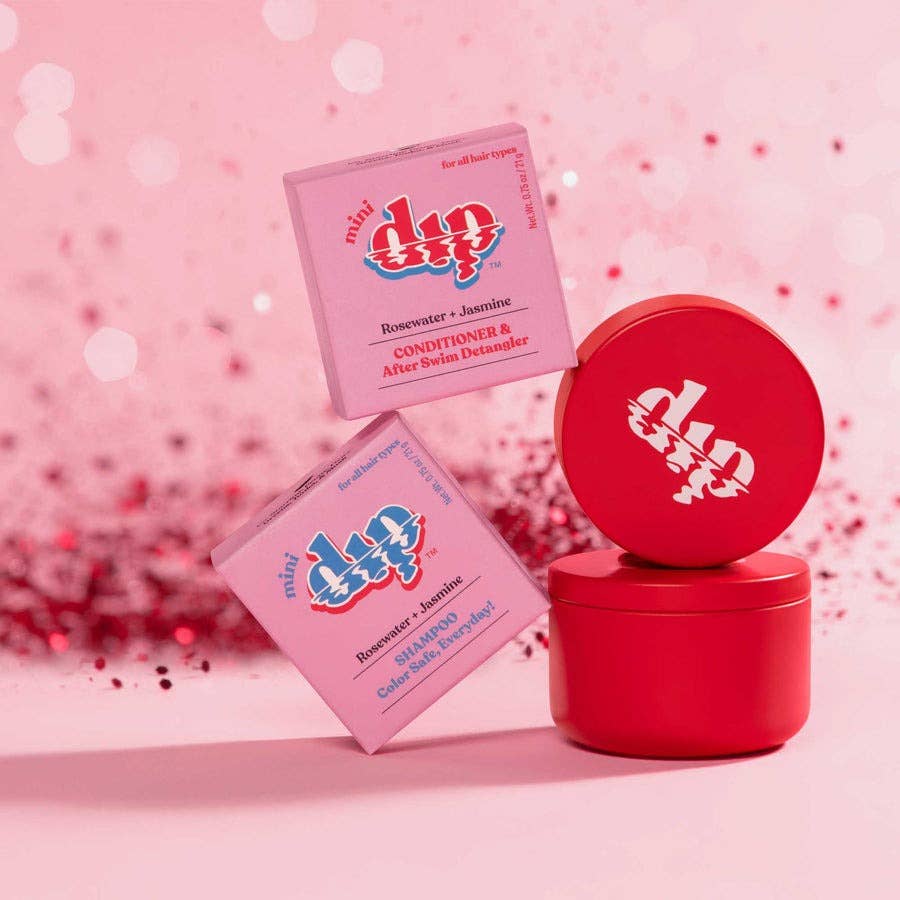 DIP Mini Dip Color Safe Shampoo Bar for Every Day - Rosewater & Jasmine