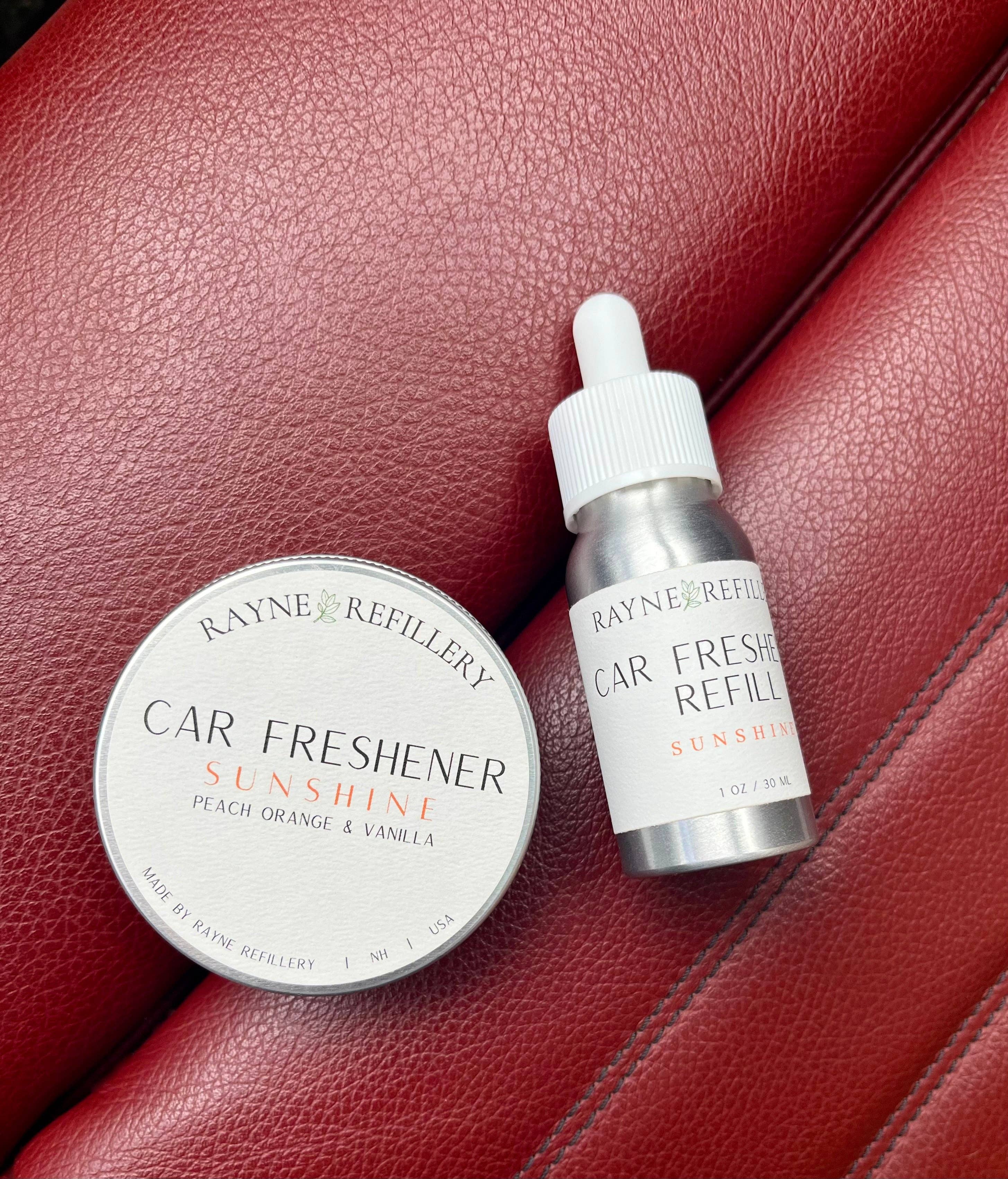 Car Freshener Refill - Long-Lasting Natural Car Air Freshener Oil