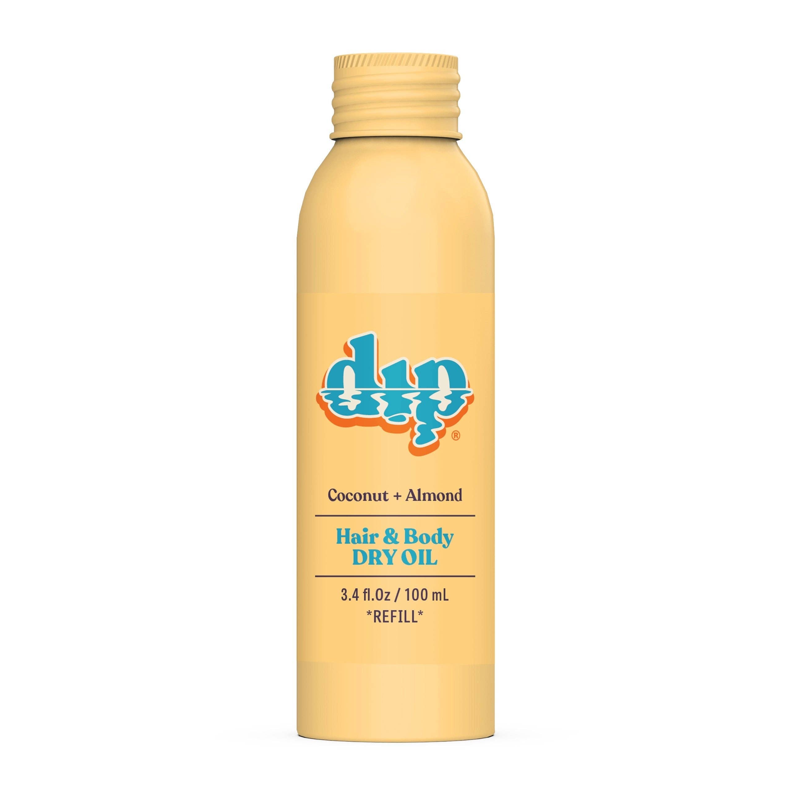 DIP REFILL Hair & Body Dry Oil - Coconut & Almond