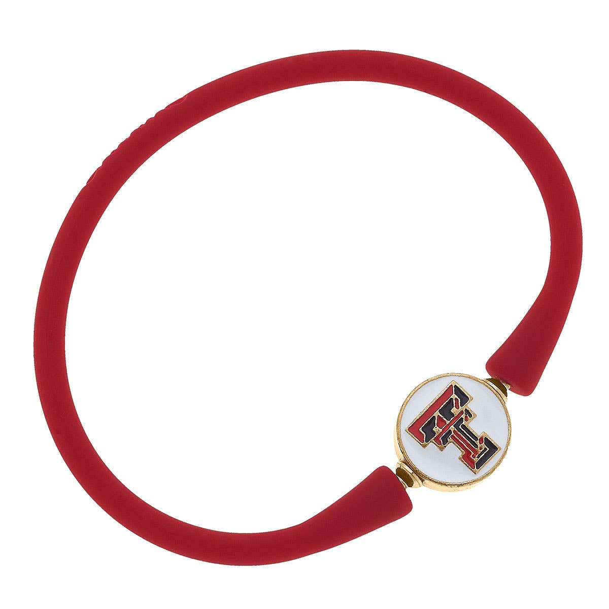 Texas Tech Red Raiders Enamel Silicone Bali Bracelet