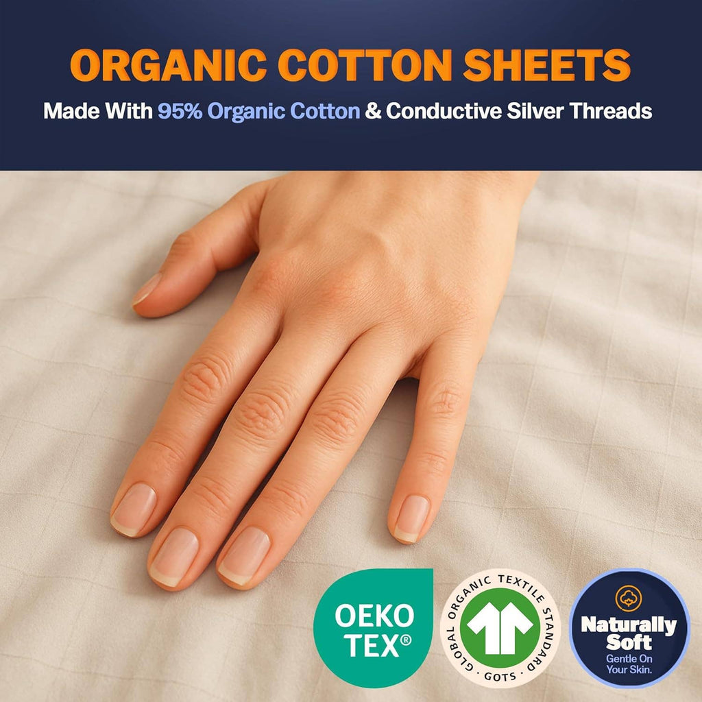 GAYA Grounding Sheet - Fitted | Queen | Gray