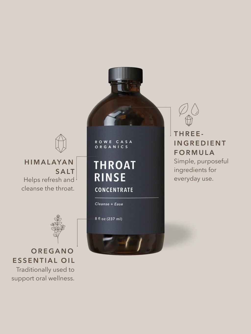 Rowe Casa Throat Rinse Concentrate