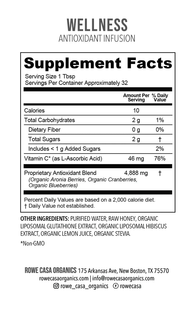 Rowe Casa Antioxidant Infusion 16oz