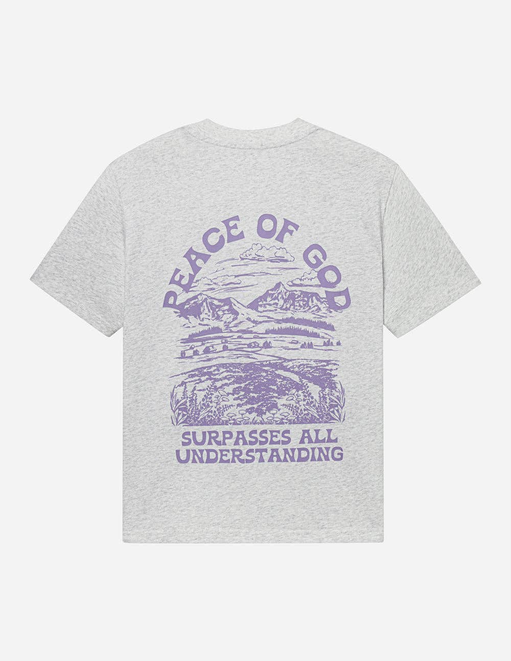 Peace of God Grey Unisex Tee